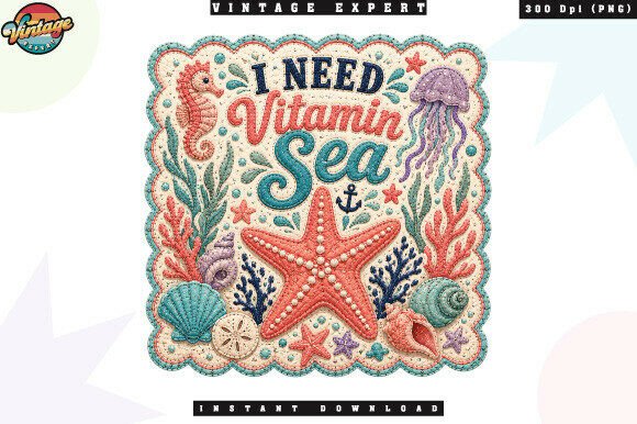 Download I Need Vitamin Sea Coastal Summer PNG - Vitamin sea Collection