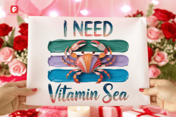 Download Painted Coastal I Need Vitamin Sea PNG - Vitamin sea Collection