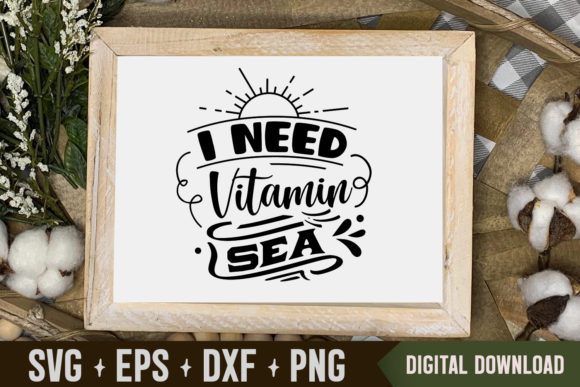 Download I Need Vitamin Sea SVG - Vitamin sea Collection
