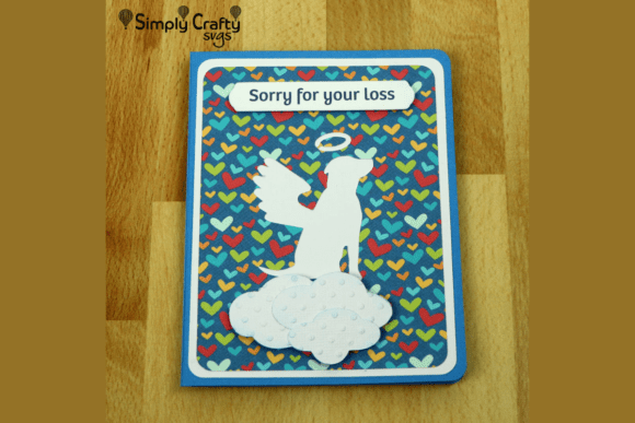 Download Dog Angel Sympathy Card SVG - Sympathy card svg Collection